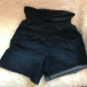 Denim Maternity Shorts